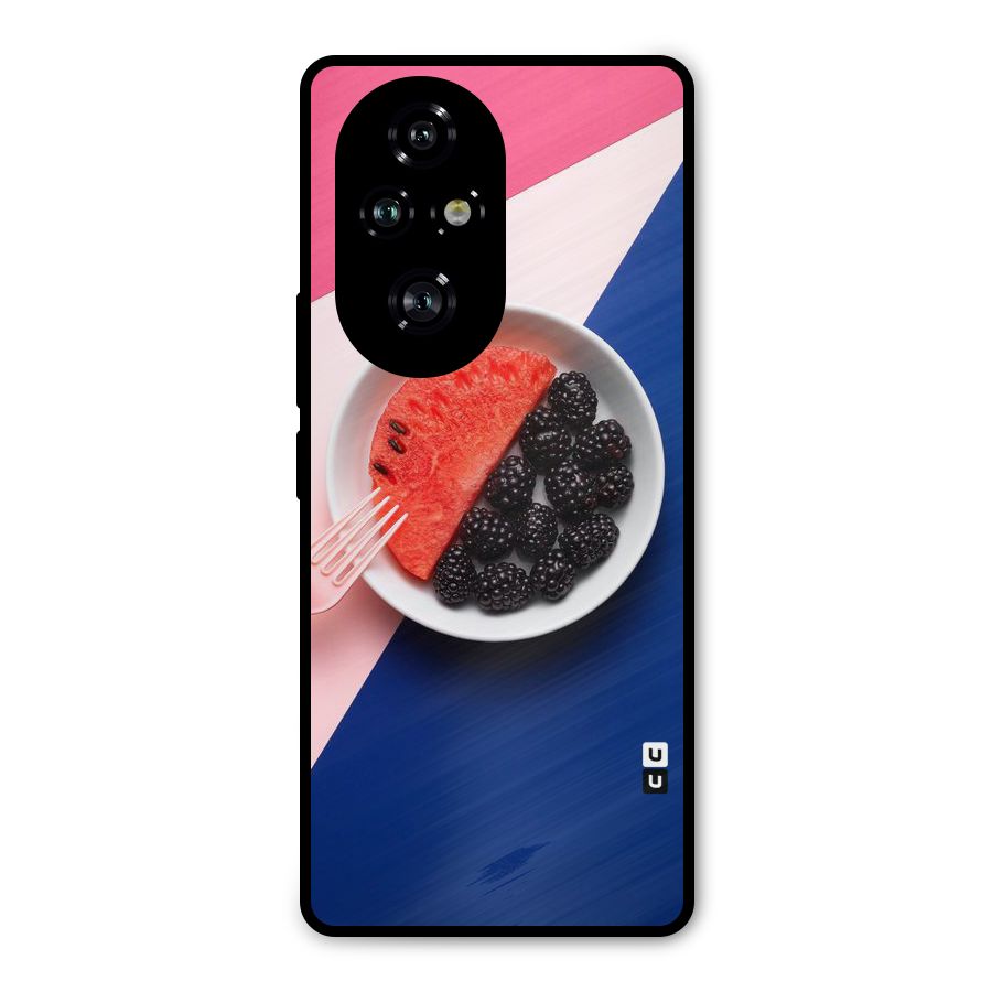 Fresh Fruit Season Metal Back Case for Honor 200 Pro