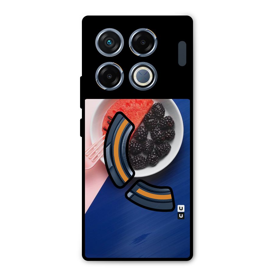 Fresh Fruit Season Metal Back Case for Infinix GT 20 Pro