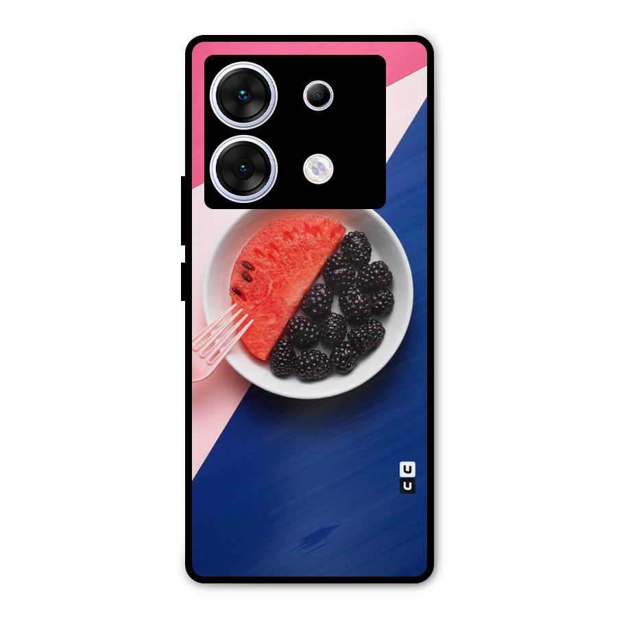 Fresh Fruit Season Metal Back Case for Infinix Zero 30 5G