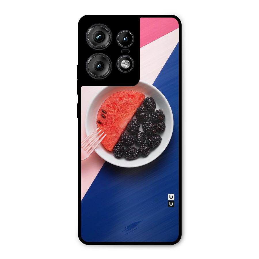 Fresh Fruit Season Metal Back Case for Motorola Edge 50 Pro