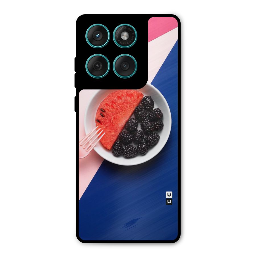 Fresh Fruit Season Metal Back Case for Motorola Edge 60 Fusion