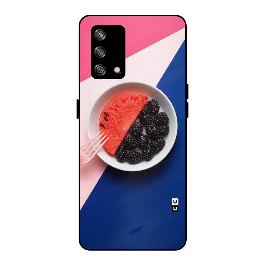 Fresh Fruit Season Metal Back Case for Oppo F19