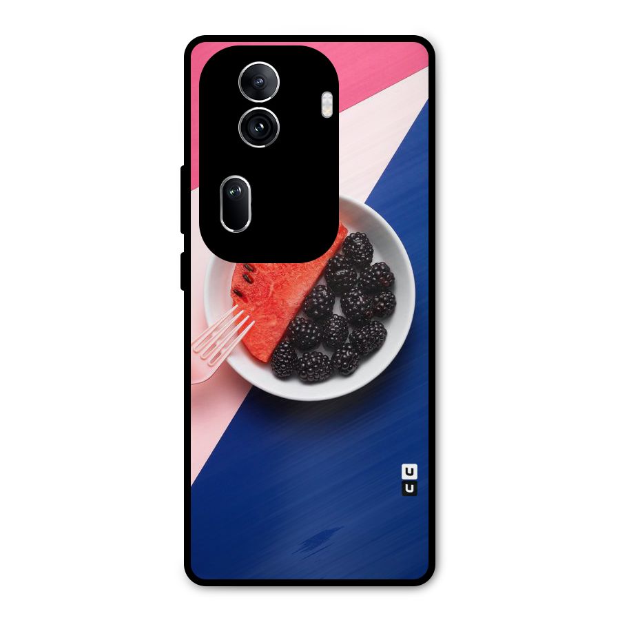 Fresh Fruit Season Metal Back Case for Oppo Reno11 Pro 5G