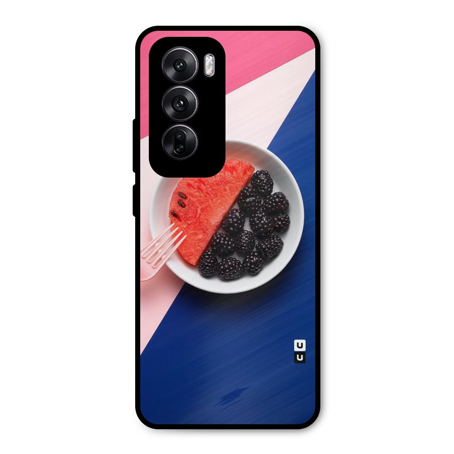 Fresh Fruit Season Metal Back Case for Oppo Reno12