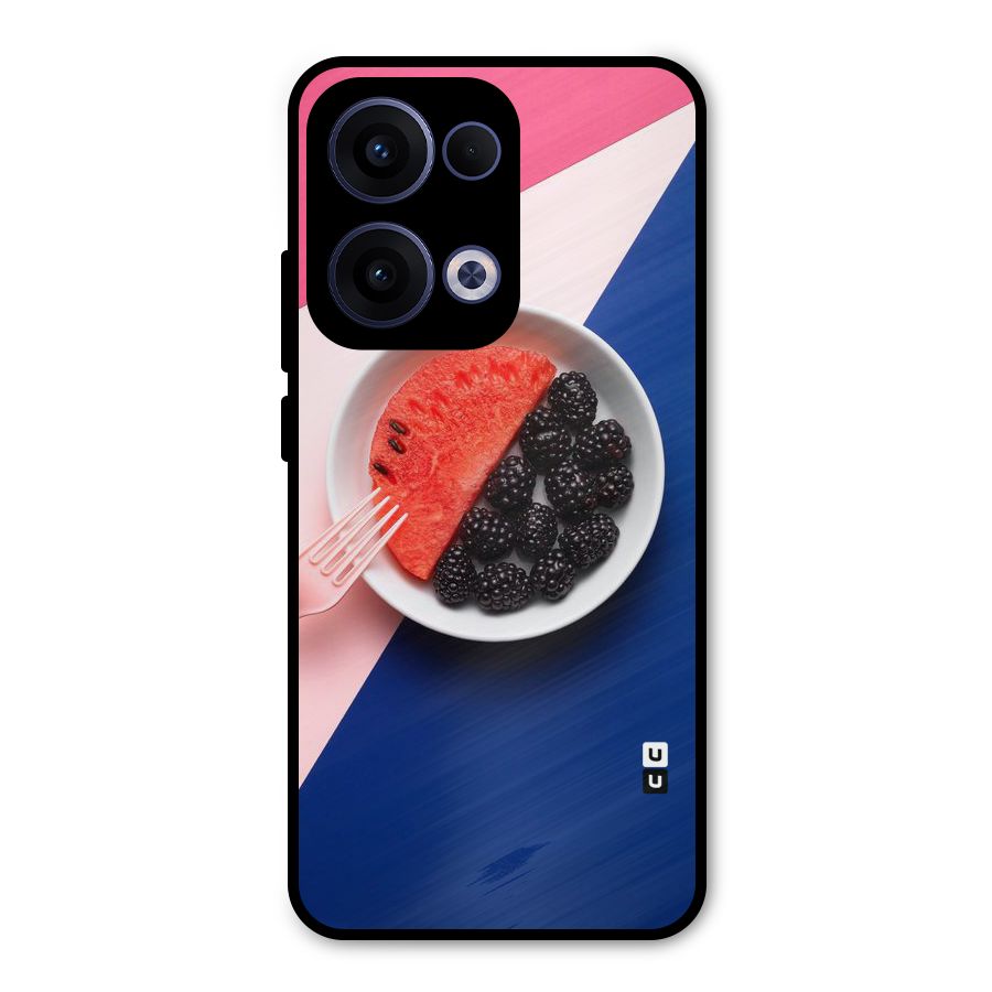 Fresh Fruit Season Metal Back Case for Oppo Reno13