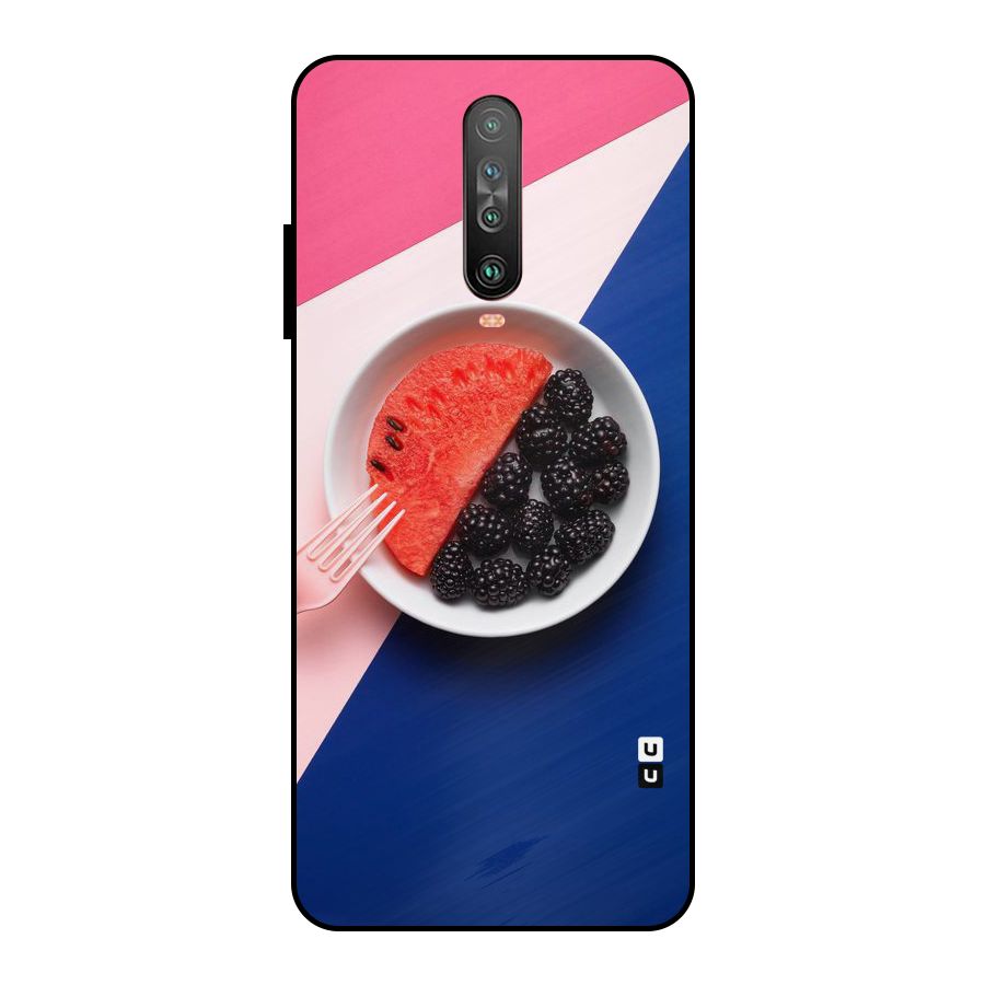 Fresh Fruit Season Metal Back Case for Poco X2
