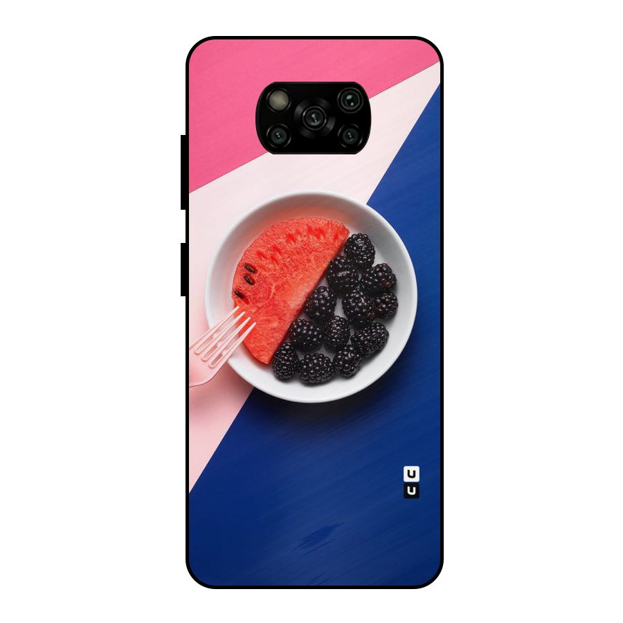 Fresh Fruit Season Metal Back Case for Poco X3