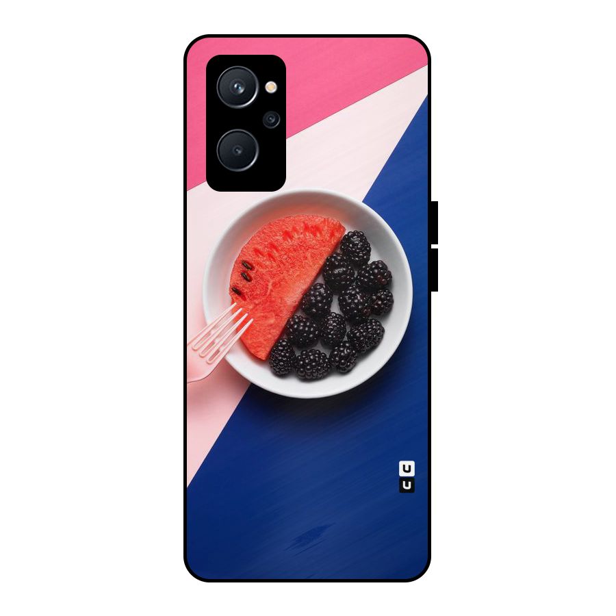Fresh Fruit Season Metal Back Case for Realme 9i 5G