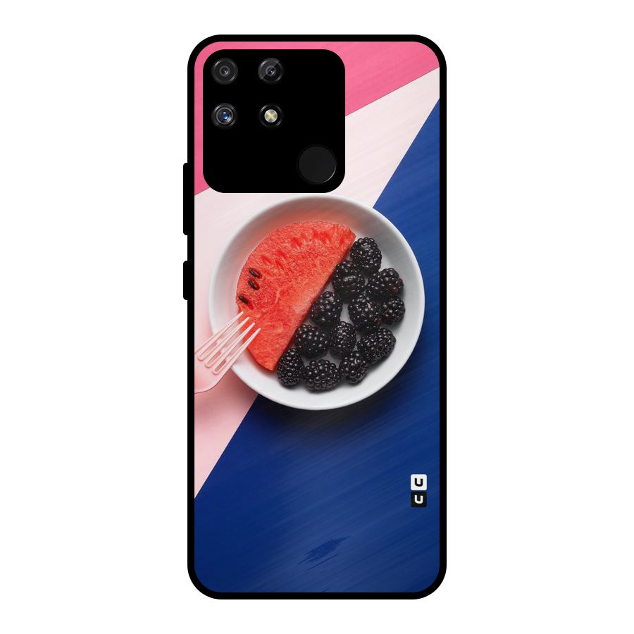 Fresh Fruit Season Metal Back Case for Realme Narzo 50A