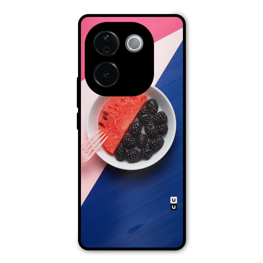 Fresh Fruit Season Metal Back Case for Vivo T3 Pro
