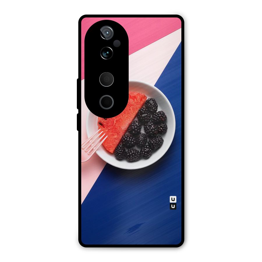 Fresh Fruit Season Metal Back Case for Vivo T3 Ultra