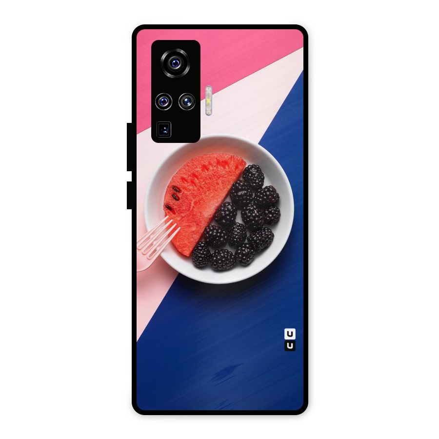 Fresh Fruit Season Metal Back Case for Vivo X50 Pro