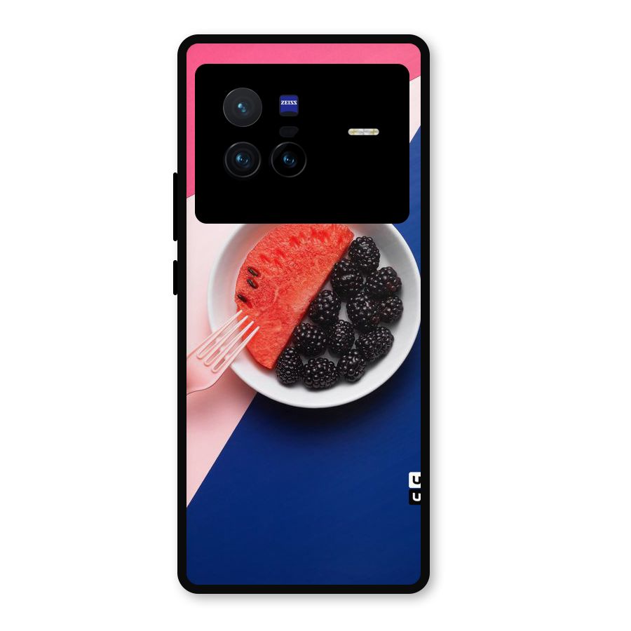 Fresh Fruit Season Metal Back Case for Vivo X80