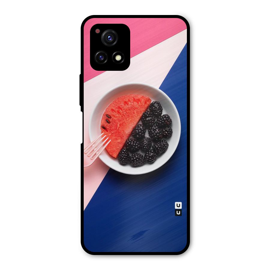 Fresh Fruit Season Metal Back Case for Vivo Y72 5G