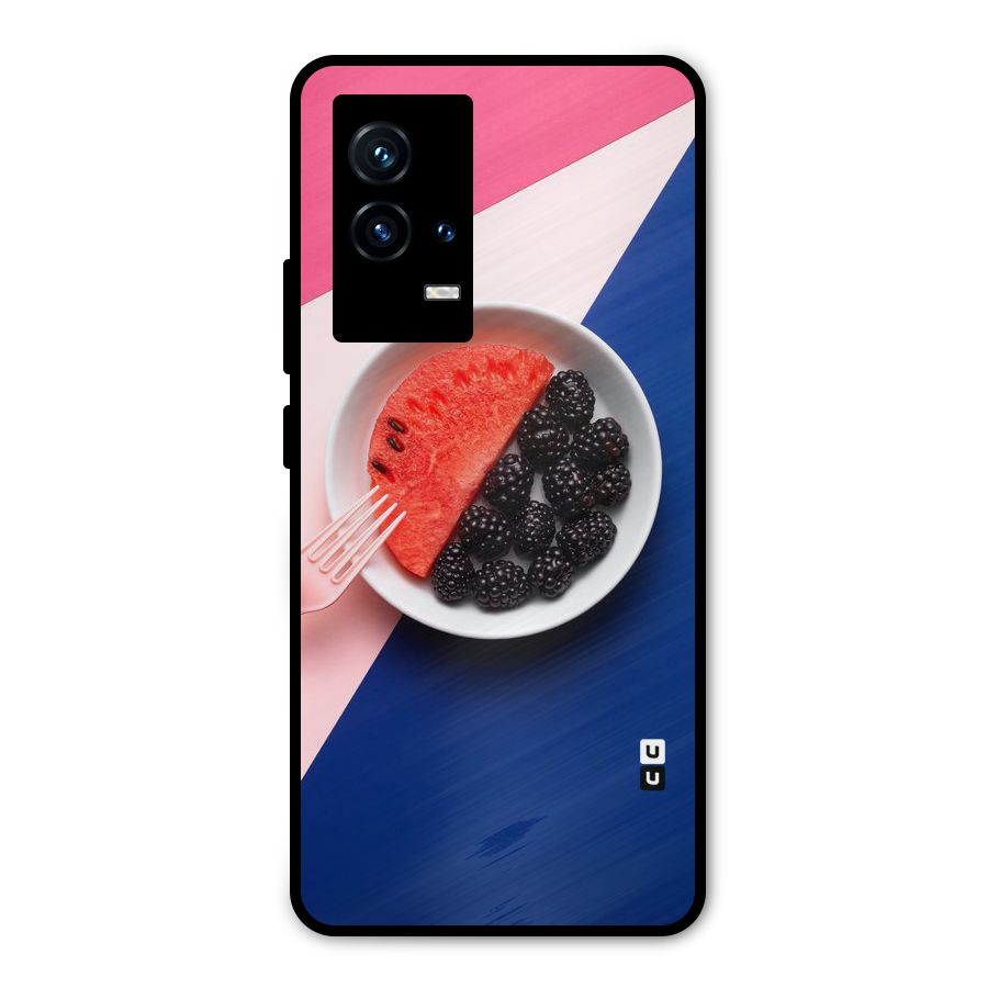 Fresh Fruit Season Metal Back Case for iQOO 9 5G