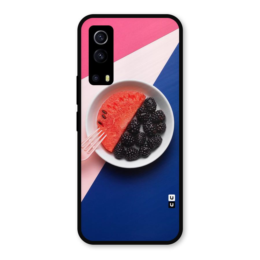Fresh Fruit Season Metal Back Case for iQOO Z3
