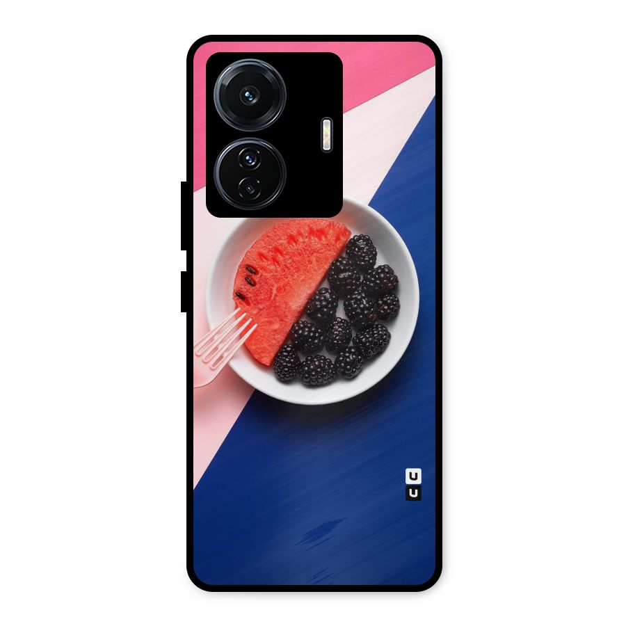 Fresh Fruit Season Metal Back Case for iQOO Z6