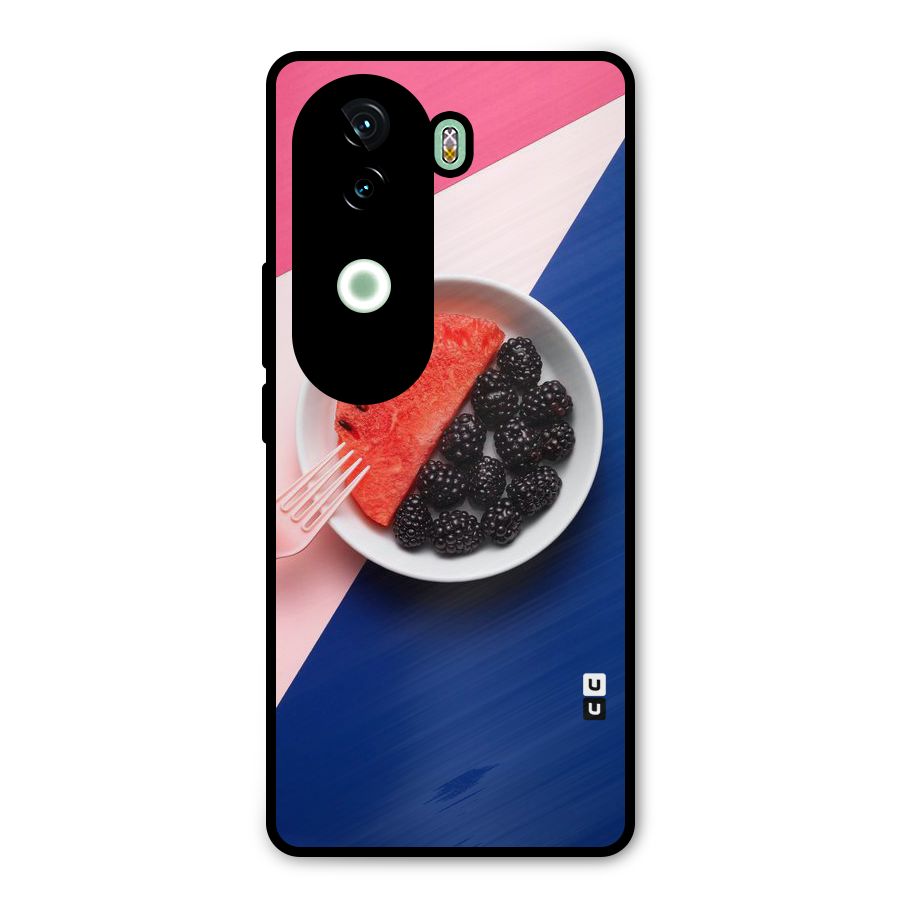 Fresh Fruit Season Metal Back Case for iQOO Z9s
