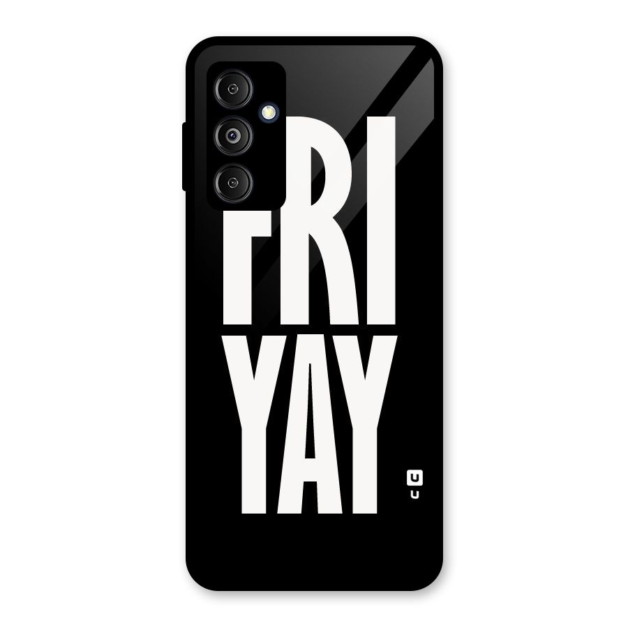 Fri Yay Glass Back Case for Galaxy M14 5G