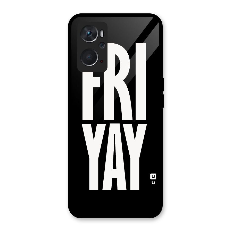 Fri Yay Glass Back Case for Oppo K10 4G