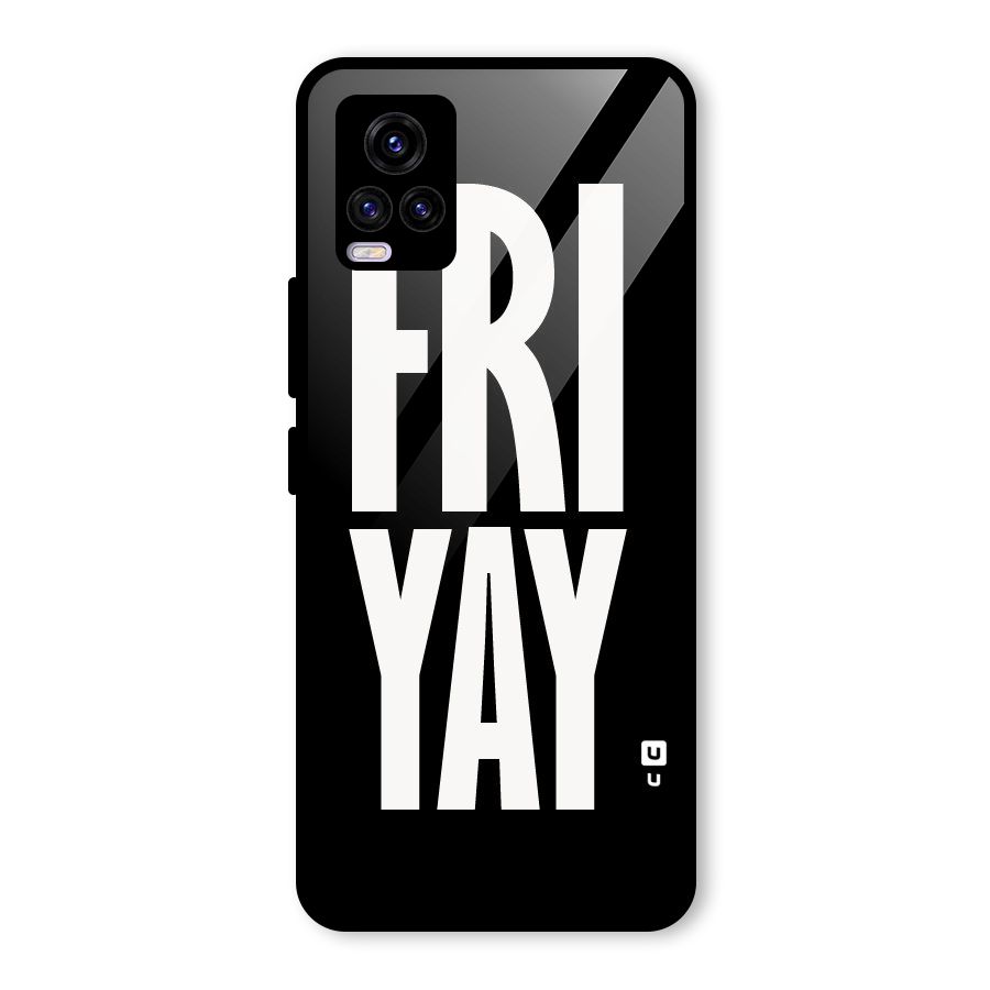 Fri Yay Glass Back Case for Vivo V20 2021