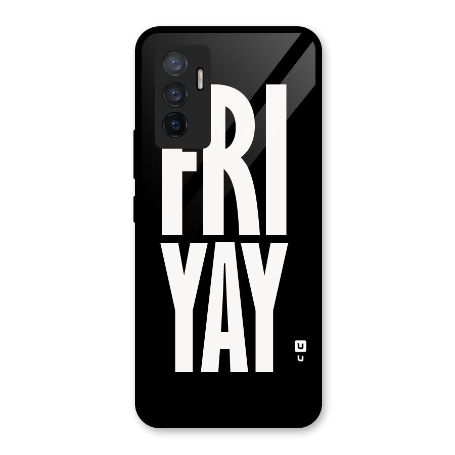 Fri Yay Glass Back Case for Vivo V23e