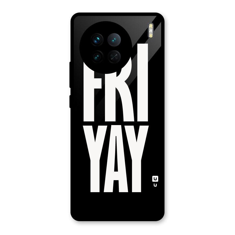 Fri Yay Glass Back Case for Vivo X90