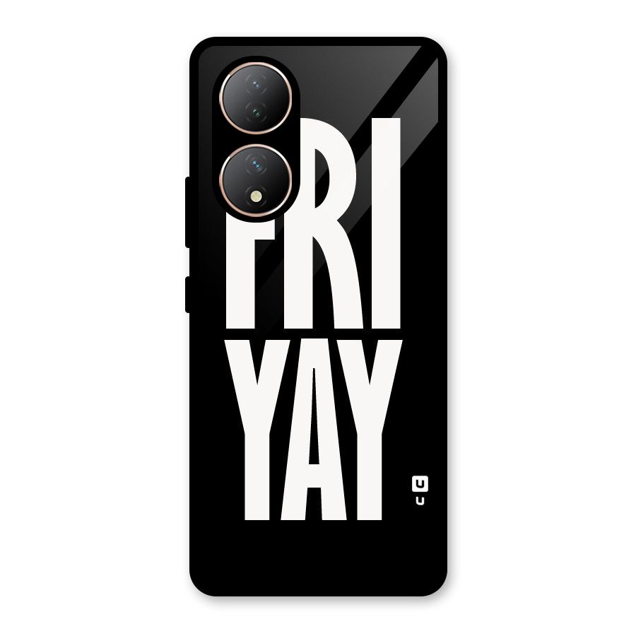 Fri Yay Glass Back Case for Vivo Y100A