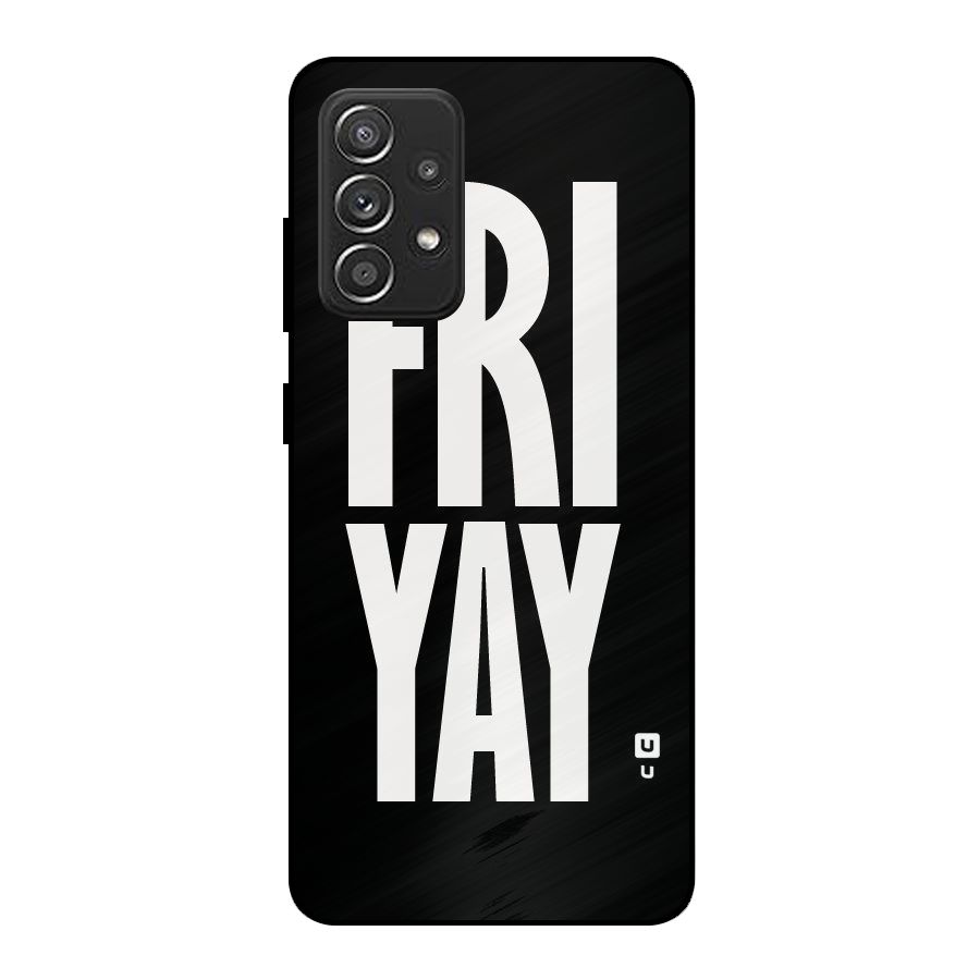 Fri Yay Metal Back Case for Galaxy A52s 5G