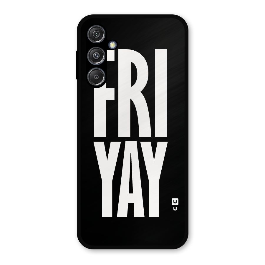 Fri Yay Metal Back Case for Galaxy M34 5G