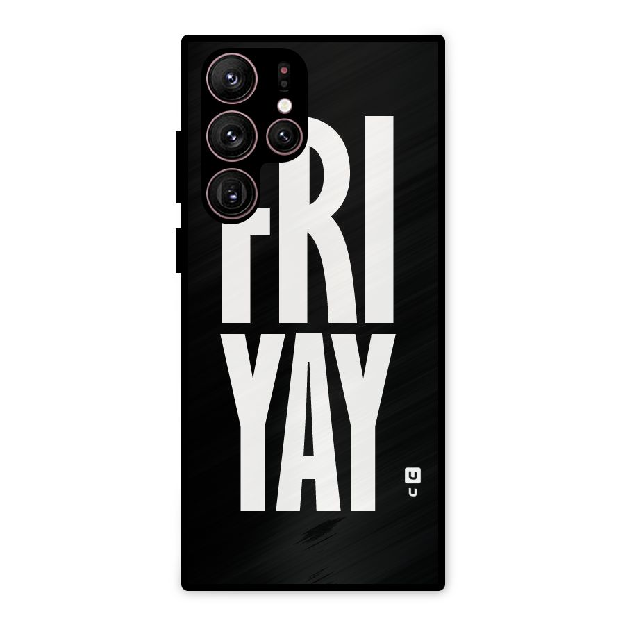 Fri Yay Metal Back Case for Galaxy S22 Ultra 5G