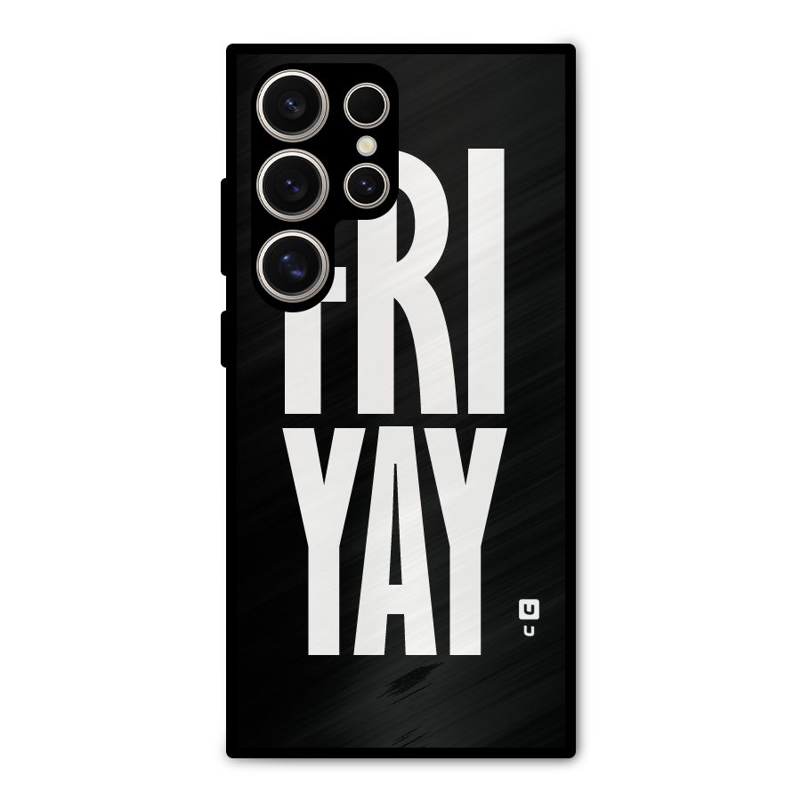Fri Yay Metal Back Case for Galaxy S24 Ultra