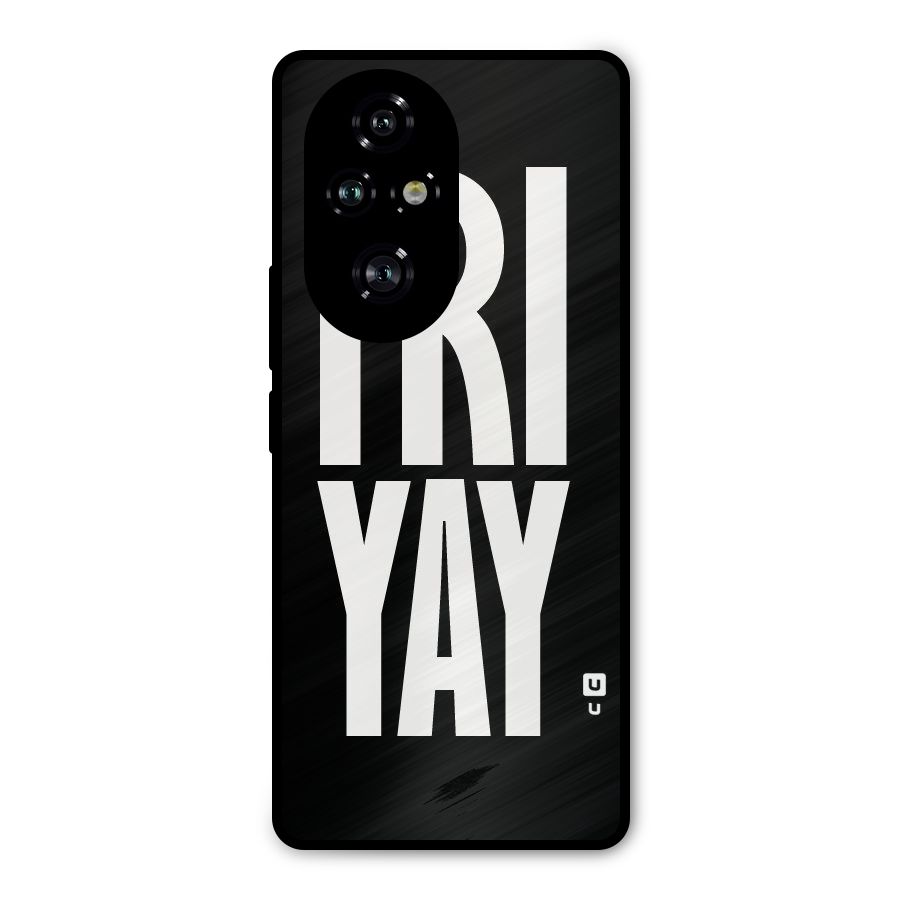 Fri Yay Metal Back Case for Honor 200 Pro