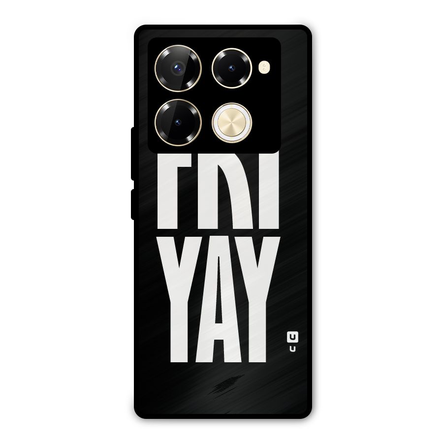 Fri Yay Metal Back Case for Infinix Note 40 Pro Plus