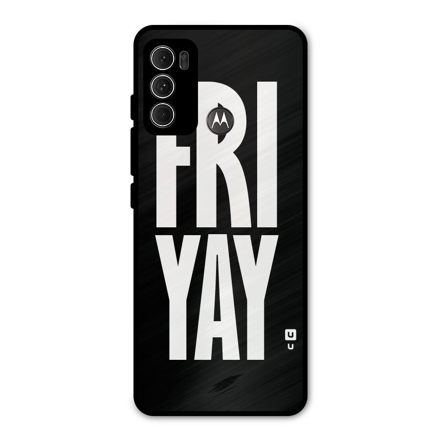 Fri Yay Metal Back Case for Moto G60
