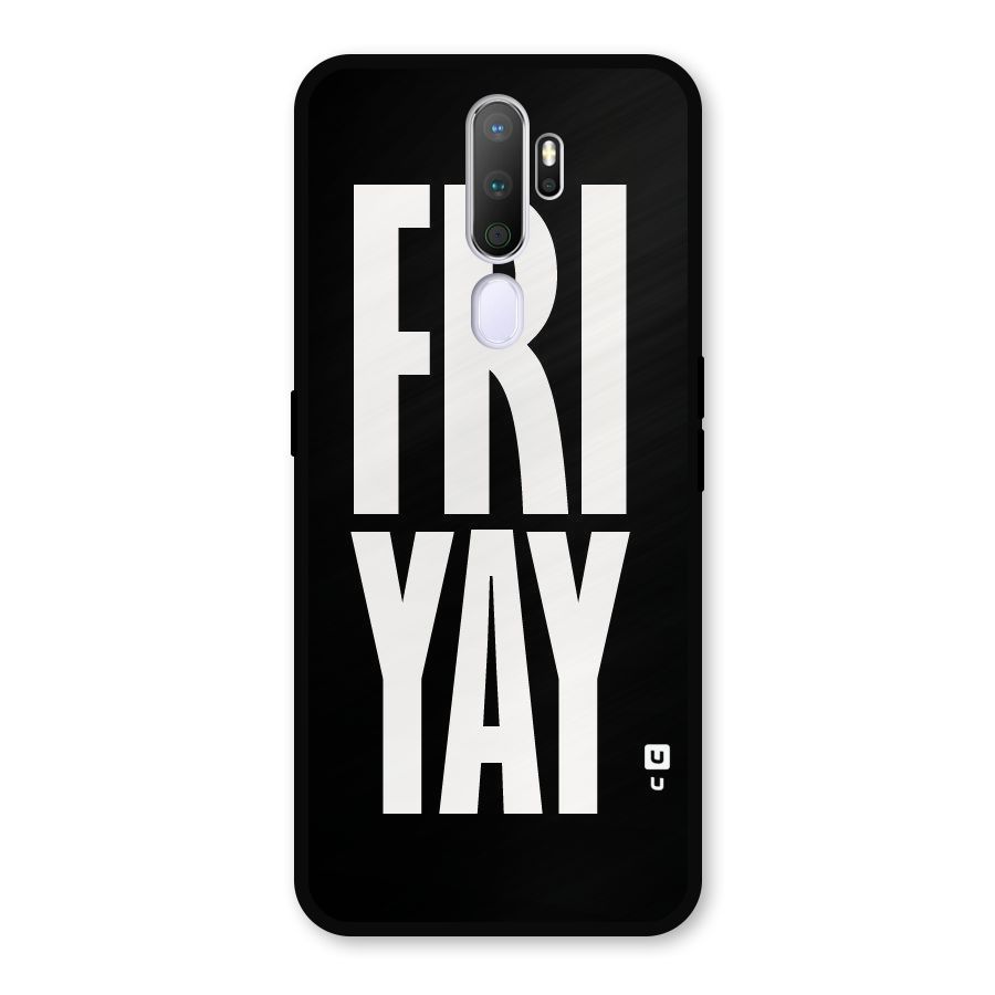 Fri Yay Metal Back Case for Oppo A9 (2020)