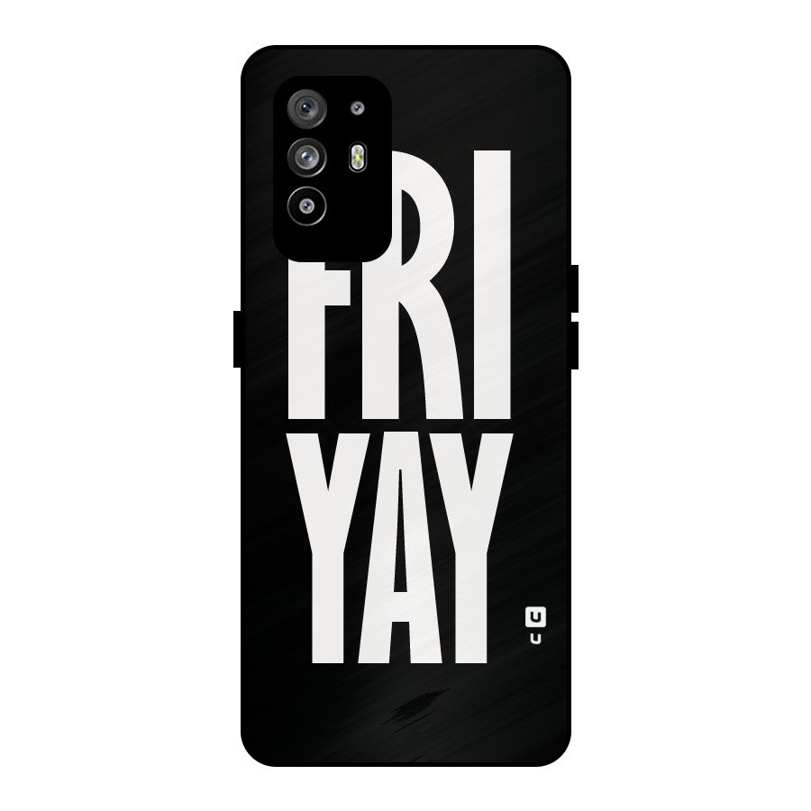Fri Yay Metal Back Case for Oppo F19 Pro Plus 5G