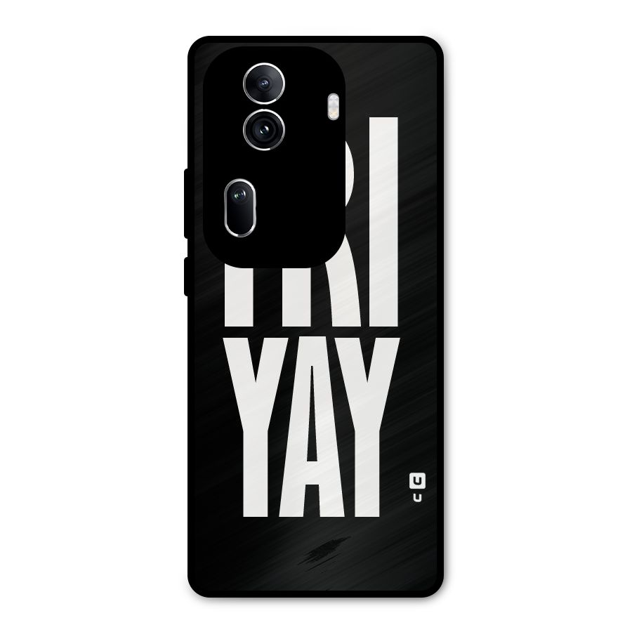 Fri Yay Metal Back Case for Oppo Reno11 Pro 5G