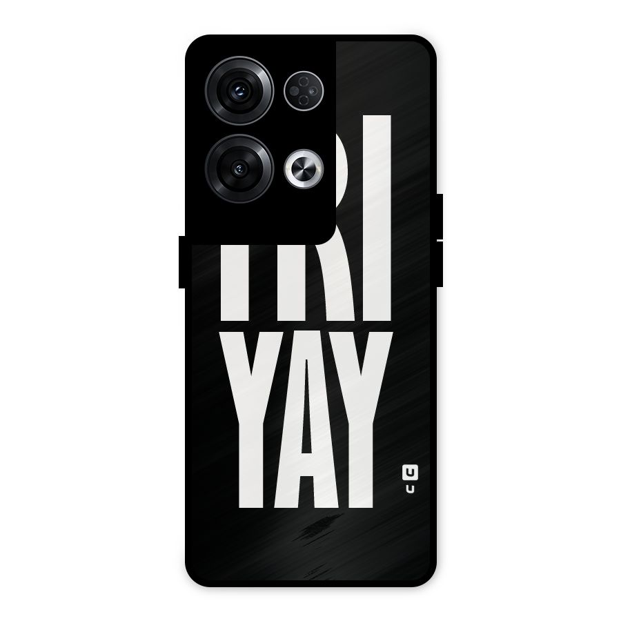 Fri Yay Metal Back Case for Oppo Reno8 Pro 5G