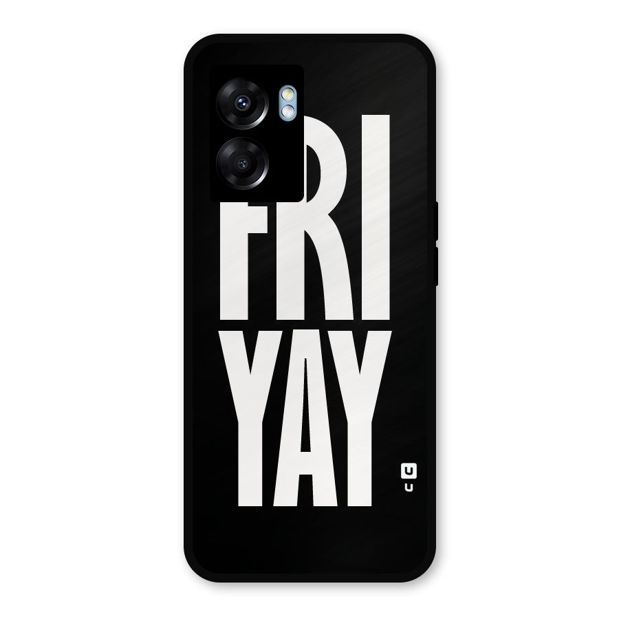 Fri Yay Metal Back Case for Realme Narzo 50 5G