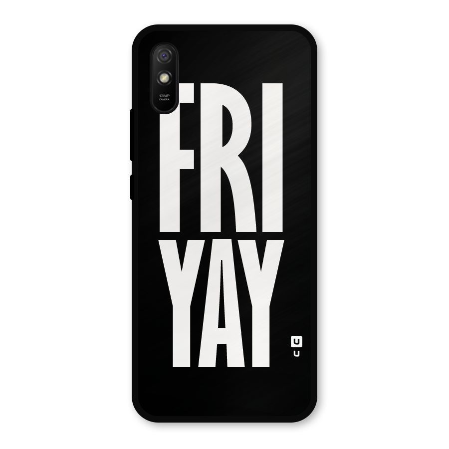 Fri Yay Metal Back Case for Redmi 9a