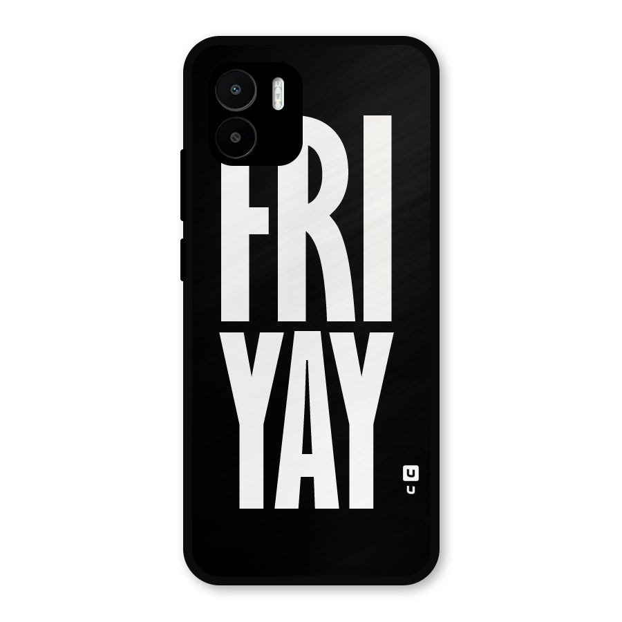 Fri Yay Metal Back Case for Redmi A2