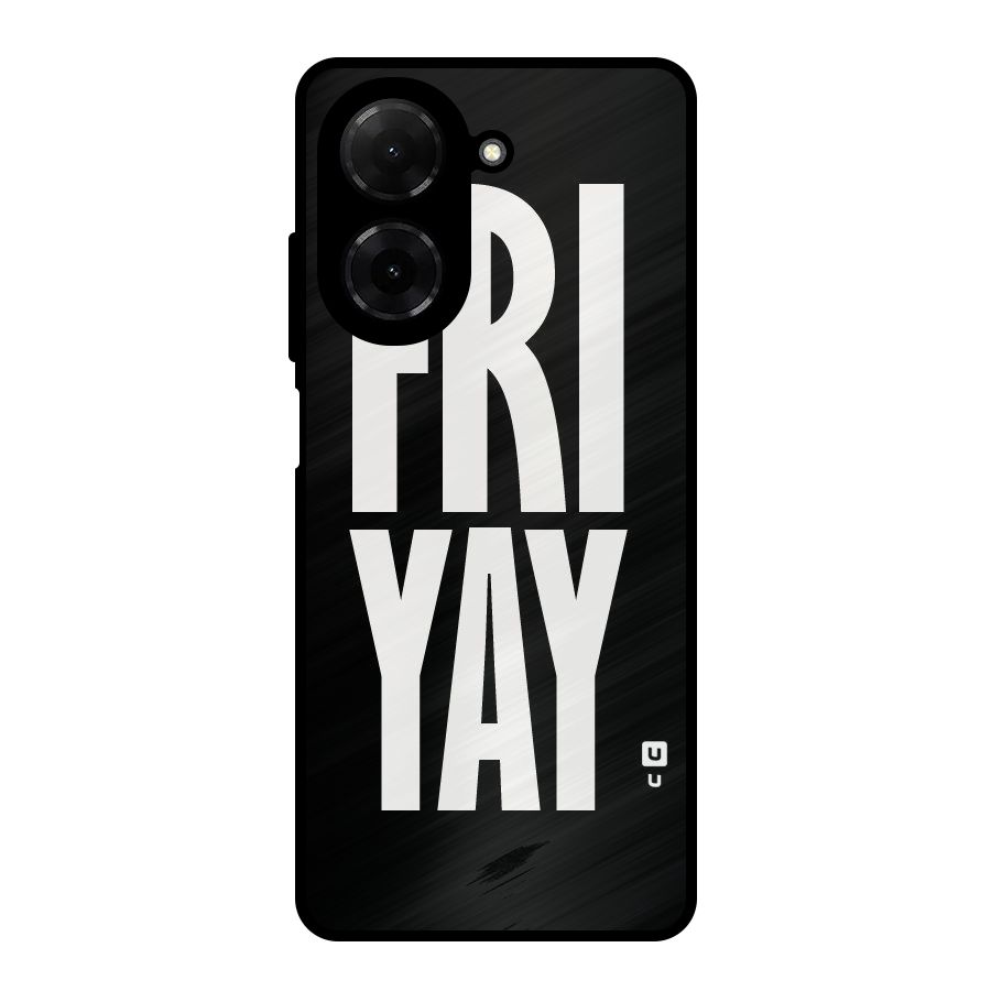 Fri Yay Metal Back Case for Redmi A5 4G