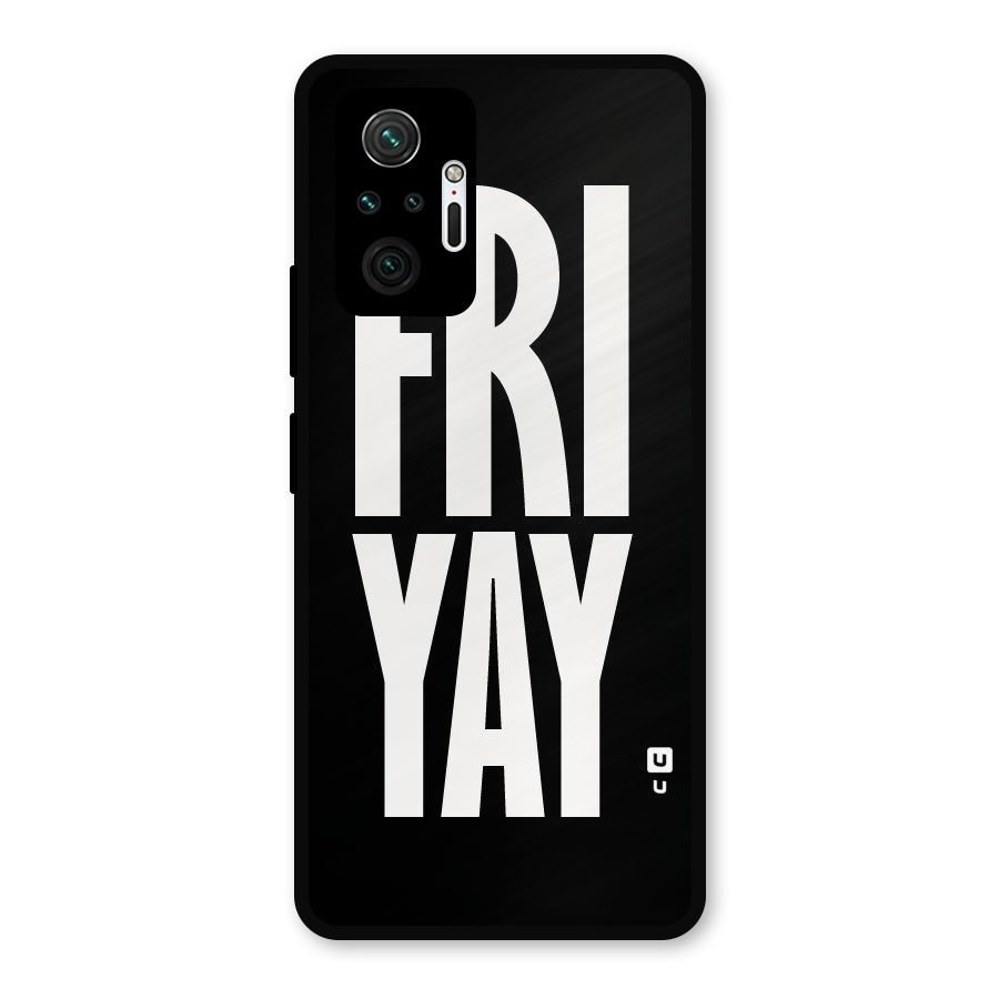 Fri Yay Metal Back Case for Redmi Note 10 Pro
