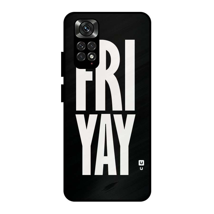 Fri Yay Metal Back Case for Redmi Note 11 Pro