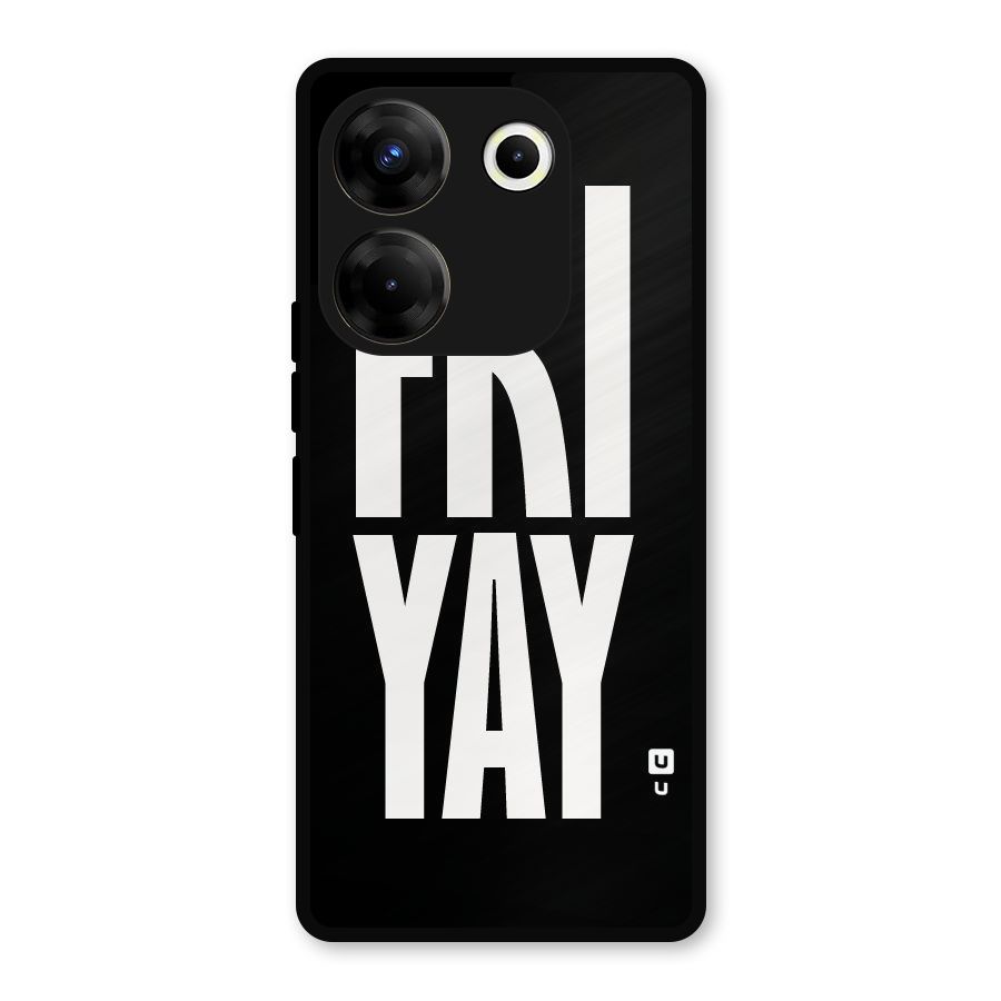 Fri Yay Metal Back Case for Tecno Camon 20 Pro