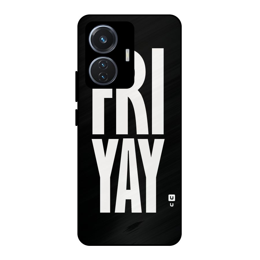 Fri Yay Metal Back Case for Vivo T1 44W