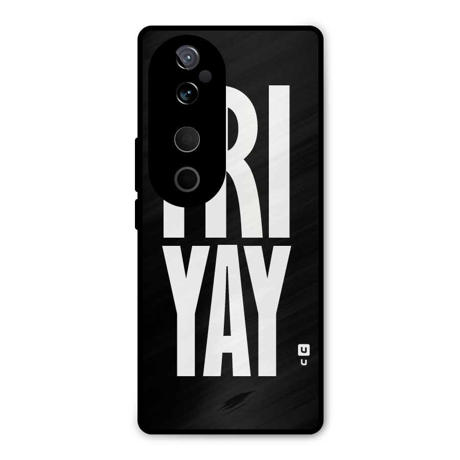 Fri Yay Metal Back Case for Vivo T3 Ultra