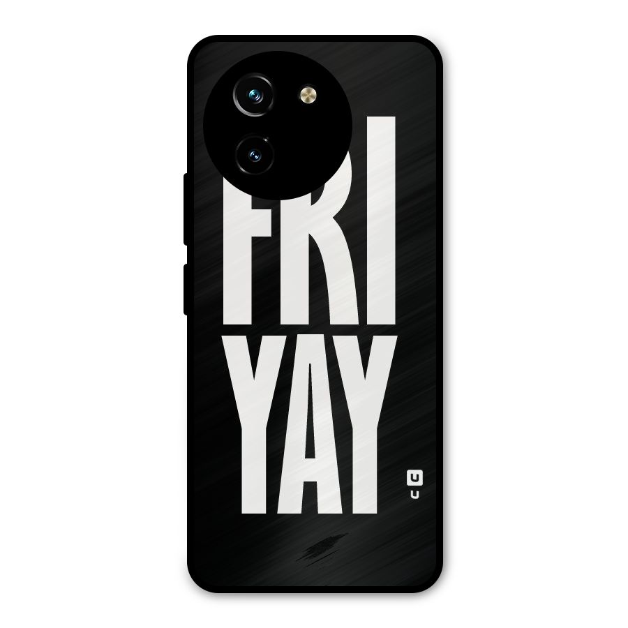 Fri Yay Metal Back Case for Vivo T3x