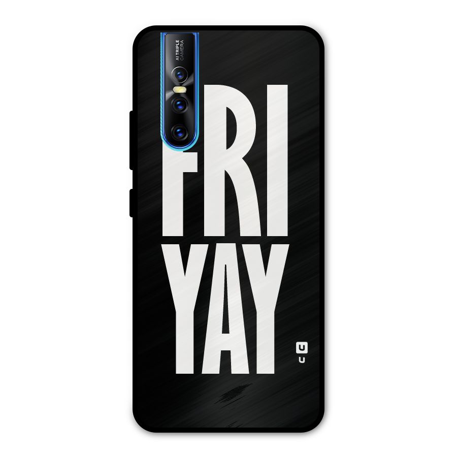 Fri Yay Metal Back Case for Vivo V15 Pro